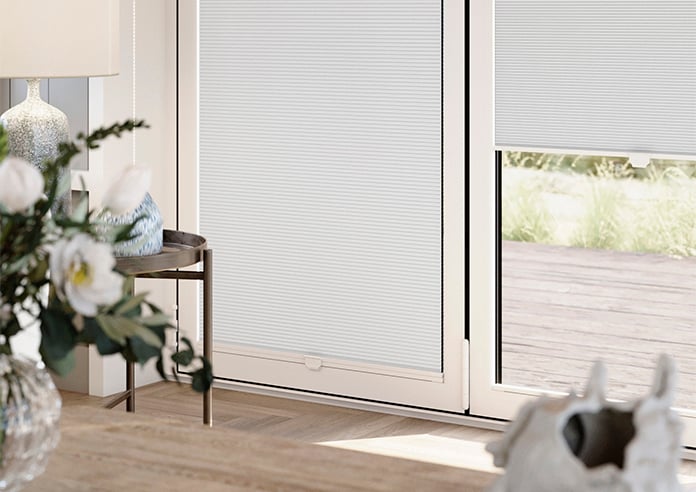 Nocturne (Blackout), Snow White - Stick Fit Slim Honeycomb Blind - Image 5